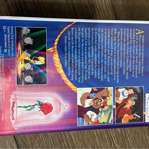 Beauty and The Beast VHS Black Diamond Classic - Picture 3 of 9